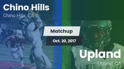 Matchup: Chino Hills High Sch vs. Upland  2017