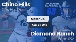 Matchup: Chino Hills High Sch vs. Diamond Ranch  2018