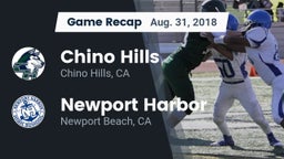 Recap: Chino Hills  vs. Newport Harbor  2018