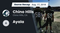 Recap: Chino Hills  vs. Ayala  2018