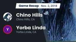 Recap: Chino Hills  vs. Yorba Linda  2018