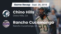 Recap: Chino Hills  vs. Rancho Cucamonga  2018