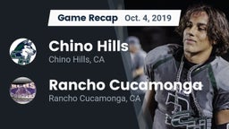 Recap: Chino Hills  vs. Rancho Cucamonga  2019