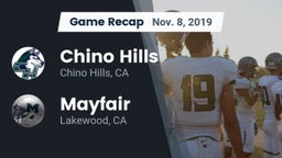 Recap: Chino Hills  vs. Mayfair  2019