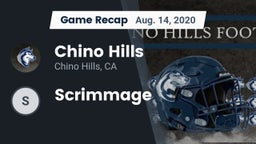 Recap: Chino Hills  vs. Scrimmage 2020