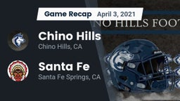 Recap: Chino Hills  vs. Santa Fe  2021
