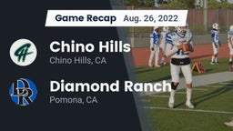 Recap: Chino Hills  vs. Diamond Ranch  2022