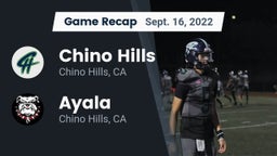 Recap: Chino Hills  vs. Ayala  2022