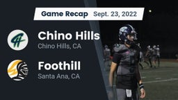 Recap: Chino Hills  vs. Foothill  2022