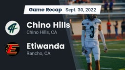 Recap: Chino Hills  vs. Etiwanda  2022