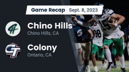 Recap: Chino Hills  vs. Colony  2023