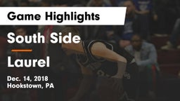 South Side  vs Laurel  Game Highlights - Dec. 14, 2018