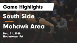 South Side  vs Mohawk Area  Game Highlights - Dec. 21, 2018