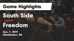 South Side  vs Freedom  Game Highlights - Jan. 7, 2019