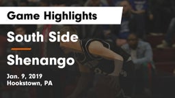 South Side  vs Shenango  Game Highlights - Jan. 9, 2019