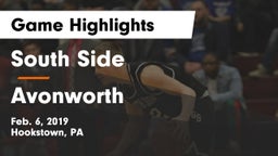South Side  vs Avonworth  Game Highlights - Feb. 6, 2019