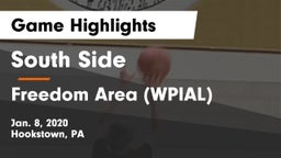 South Side  vs Freedom Area  (WPIAL) Game Highlights - Jan. 8, 2020