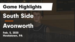 South Side  vs Avonworth  Game Highlights - Feb. 5, 2020