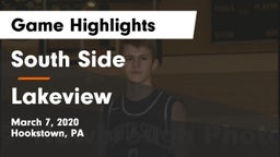 South Side  vs Lakeview  Game Highlights - March 7, 2020