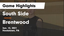 South Side  vs Brentwood  Game Highlights - Jan. 13, 2021