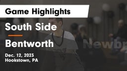 South Side  vs Bentworth  Game Highlights - Dec. 12, 2023