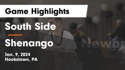 South Side  vs Shenango  Game Highlights - Jan. 9, 2024