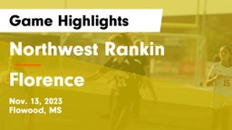 Northwest Rankin  vs Florence  Game Highlights - Nov. 13, 2023