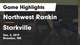 Northwest Rankin  vs Starkville Game Highlights - Jan. 4, 2019
