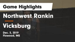 Northwest Rankin  vs Vicksburg  Game Highlights - Dec. 3, 2019