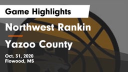 Northwest Rankin  vs Yazoo County  Game Highlights - Oct. 31, 2020