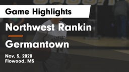 Northwest Rankin  vs Germantown  Game Highlights - Nov. 5, 2020