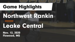 Northwest Rankin  vs Leake Central  Game Highlights - Nov. 12, 2020