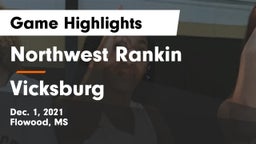Northwest Rankin  vs Vicksburg  Game Highlights - Dec. 1, 2021