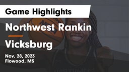 Northwest Rankin  vs Vicksburg  Game Highlights - Nov. 28, 2023