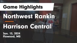 Northwest Rankin  vs Harrison Central  Game Highlights - Jan. 13, 2024