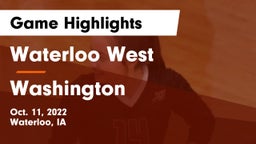 Waterloo West  vs Washington  Game Highlights - Oct. 11, 2022