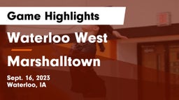 Waterloo West  vs Marshalltown  Game Highlights - Sept. 16, 2023