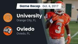 Recap: University  vs. Oviedo  2017