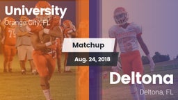 Matchup: University High vs. Deltona  2018