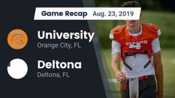 Recap: University  vs. Deltona  2019