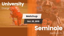 Matchup: University High vs. Seminole  2019