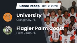 Recap: University  vs. Flagler Palm Coast  2020