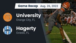 Recap: University  vs. Hagerty  2022