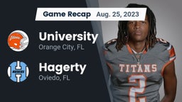 Recap: University  vs. Hagerty  2023