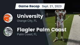 Recap: University  vs. Flagler Palm Coast  2023