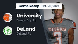 Recap: University  vs. DeLand  2023