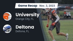Recap: University  vs. Deltona  2023