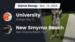 Recap: University  vs. New Smyrna Beach  2023