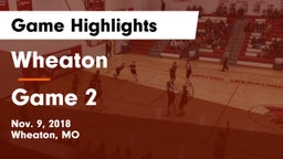 Wheaton  vs Game 2 Game Highlights - Nov. 9, 2018