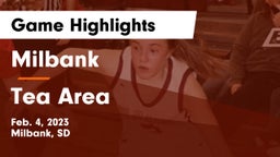 Milbank  vs Tea Area  Game Highlights - Feb. 4, 2023